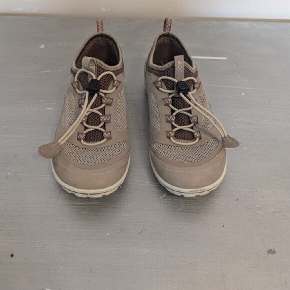 ECCO Arizona Dusty Taupe Purple Mesh Sneakers Women's Shoes Sz 36 EUR